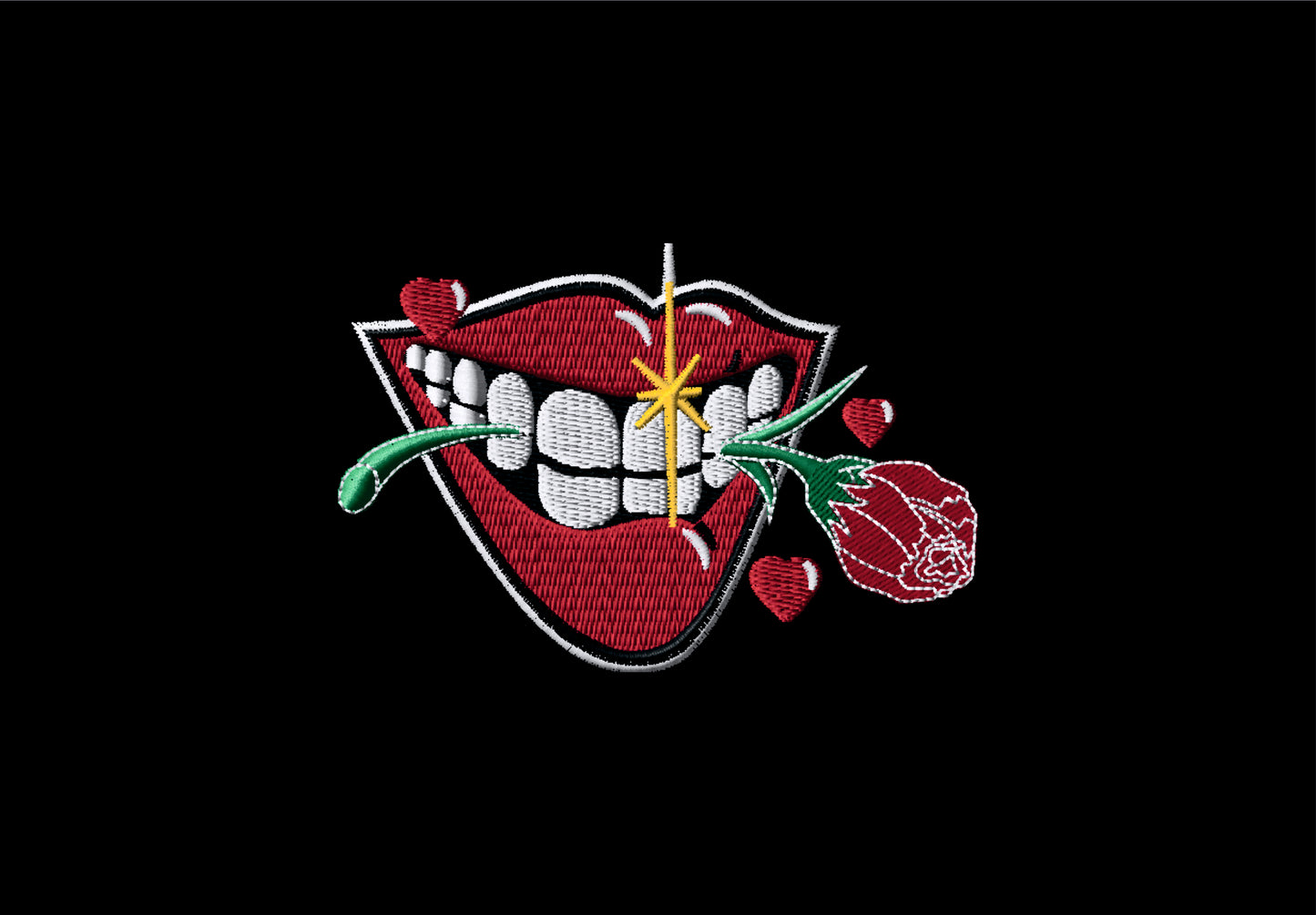 'Smile', you're my Valentine (embroidered) T-Shirt